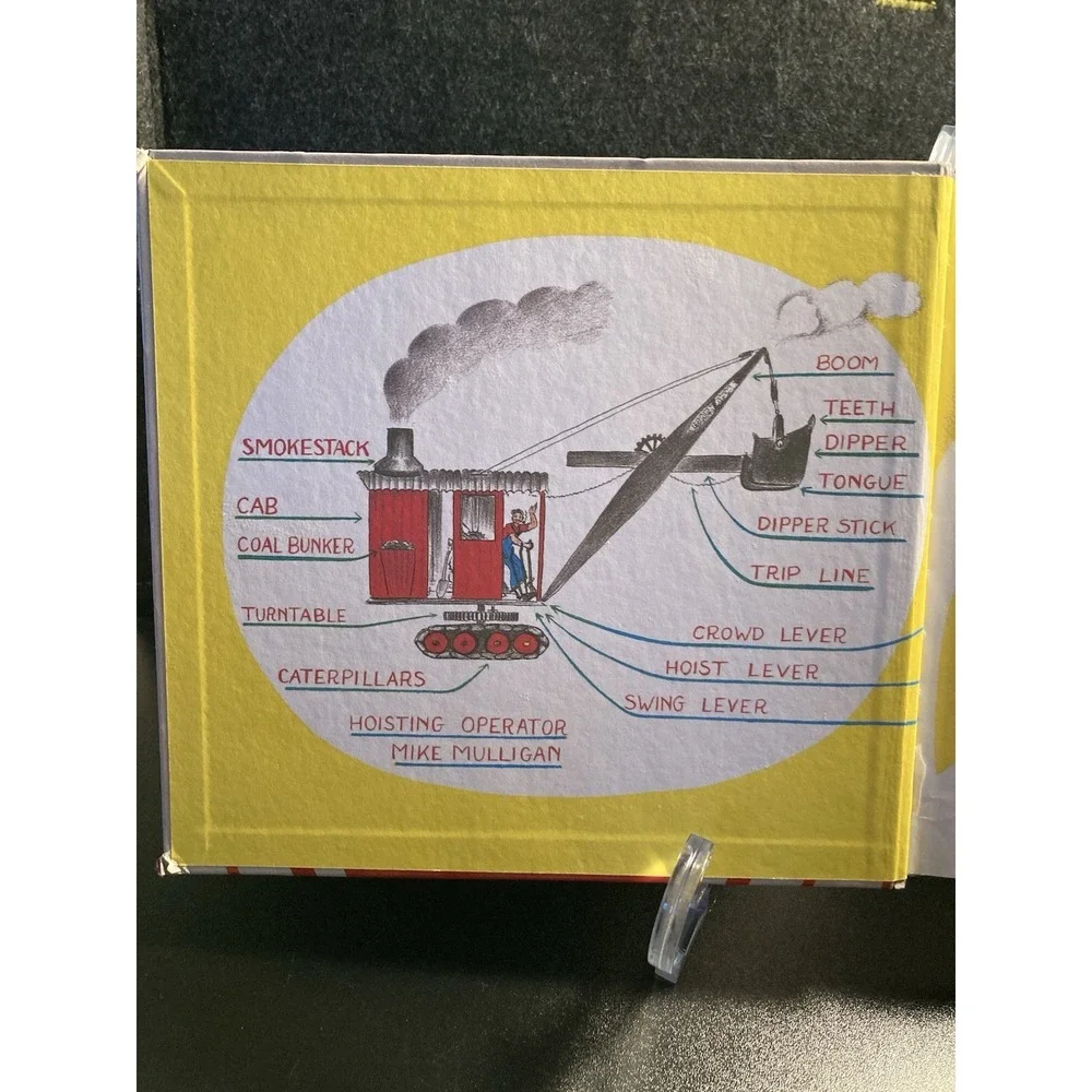 MIKE MULLIGAN AND HIS‎ STEAM SHOVEL by Virginia Lee Burton 1967 Grey Hardcover